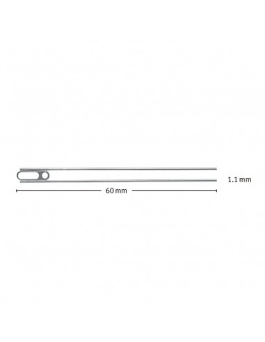 Beneplate corto horizontal con alambre (6cm) de 1.1mm (33-54477)